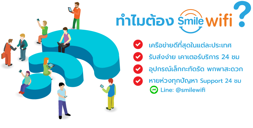 เช่า pocket wifi ใช้งานต่างประเทศ สุดประหยัด เริ่มต้นเพียง 200 Baht/day 
SMILE WIFI บริการให้ เช่า pocket wifi พม่า จีน มาเก๊า ฮ่องกง สิงคโปร์ ญี่ปุ่น ไต้หวัน เกาหลี  ตุรกี มาเลเซีย อินโดนีเซีย เวียดนาม ยุโรป เสปน เยอรมัน สวิสเซอร์แลนด์ เนเธอร์แลนด์ อังกฤษ อิตาลี่ ฝรั่งเศส โปรตุเกส เบลเยี่ยม  รัสเซีย อเมริกา แคนาดา ออสเตรเลีย นิวซีแลนด์ อเมริกา แคนาดา แอฟริกา อียิปต์ อเมริกาใต้ บลาซิล ศรีลังกา มัลดีฟ
จัดส่งฟรี สนามบิน สุวรรณภูมิ ดอนเมือง และส่งฟรีทั่วประเทศ เช่า pocket wifi ต่างประเทศ เช่า wifi ต่างประเทศ เช่า ไวไฟ ต่างประเทศ ซิม sim ต่างประเทศ 